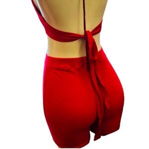 Ribbed Halter Bikini